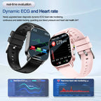 Neue Herren Smartwatch für präzise Gesundheitsdiagnose: EKG, Blutdruck, Blutsauerstoff, Blutfett, Harnsäure, Temperatur, Bluetooth-Anruf
