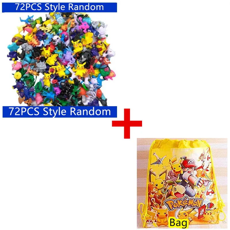 144 Anime Stil Actionfigur Modell Pokémon Figur Spielzeug Ornament Dekoration Sammlerstücke Spielzeug für Kinder Weihnachtsgeschenk