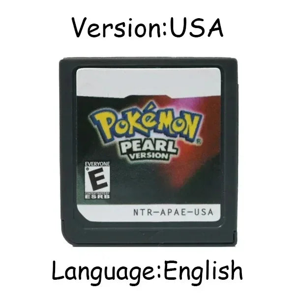 Pokemon Serie DS Spielmodul Videospielkonsole Karte HeartGold SoulSilver Diamond Platinum Pearl Mehrsprachig für NDS 3DS
