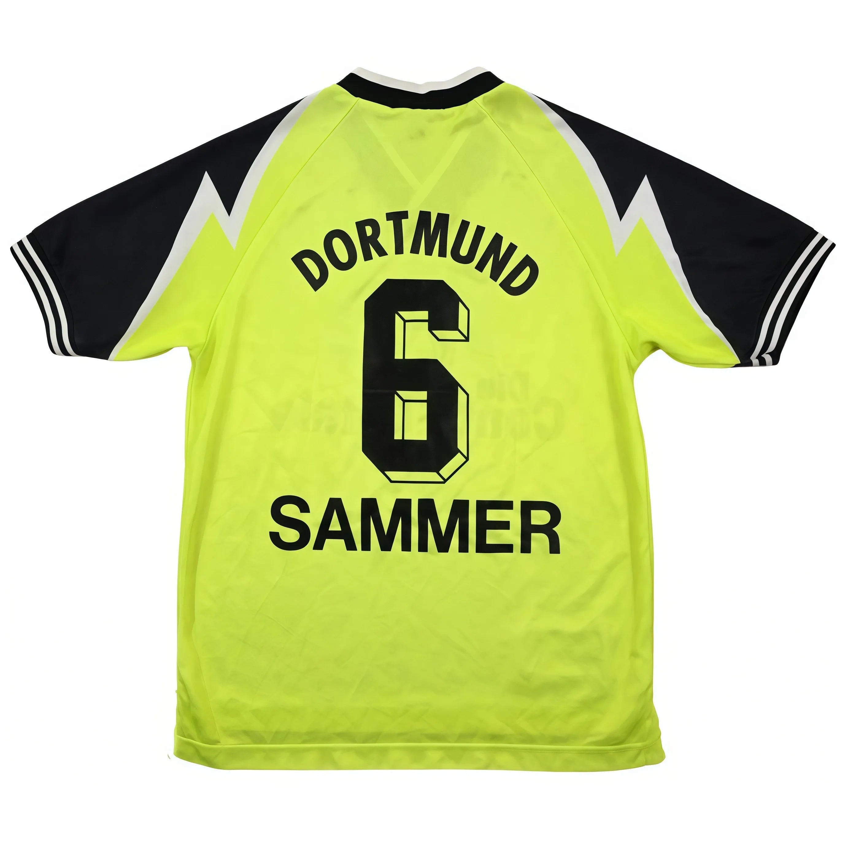 Bestseller 1995-1996 Dortmund Sammer Retro 3D-gedrucktes Fußball-T-Shirt mit kurzen Ärmeln – Erwachsene und Kinder, Training, tägliche Sport- und Freizeitkleidung