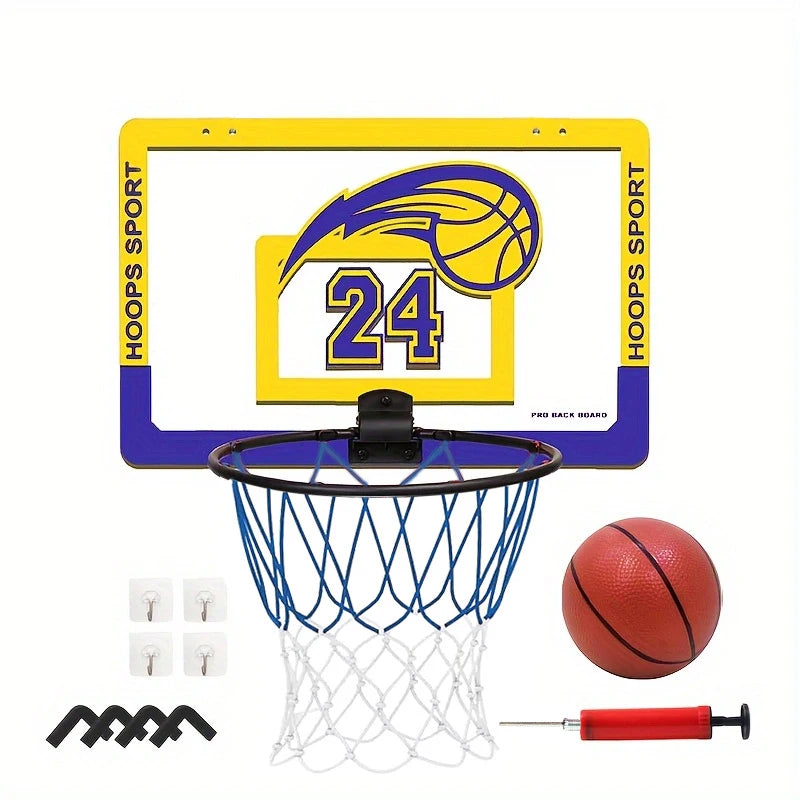 Indoor Kinder Sicherheit und Spaß Spiele Kinder Heim Sport Basketball Set Wandhalterung Nicht perforierter Basketballrahmen