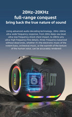 ZEALOT-ZE21 250W Tragbarer Bluetooth Lautsprecher Hohe Lautstärke Wasserdicht 48000mAh Kabelloser TWS Subwoofer Unterstützt USB/TF/AUX RGB-Licht