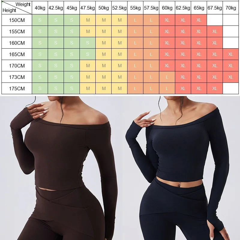 Cloud Hide SEXY Girls Yoga Shirts Langarm Bluse Damen Übergröße Sport Gym Fitness Top Damen Laufshirt Workout Shirt