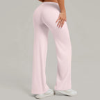 Damen gerade Yoga-Leggings weicher, dehnbarer Stoff Damen-Yogahosen GYM Schweißableitende Eigenschaften Lauf-Sport-Hosen