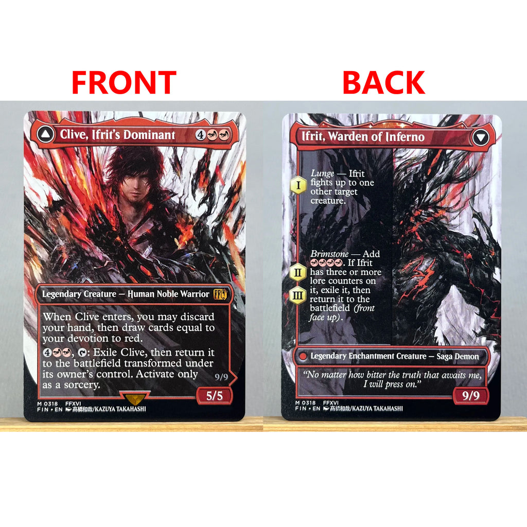 FIN PSS5 FCA HOLO14-001 Tcg proxy magical cards Sephiroth, legendärer SOLDAT Vivi Ornitier Cloud, Söldner aus Midgar Versammlung