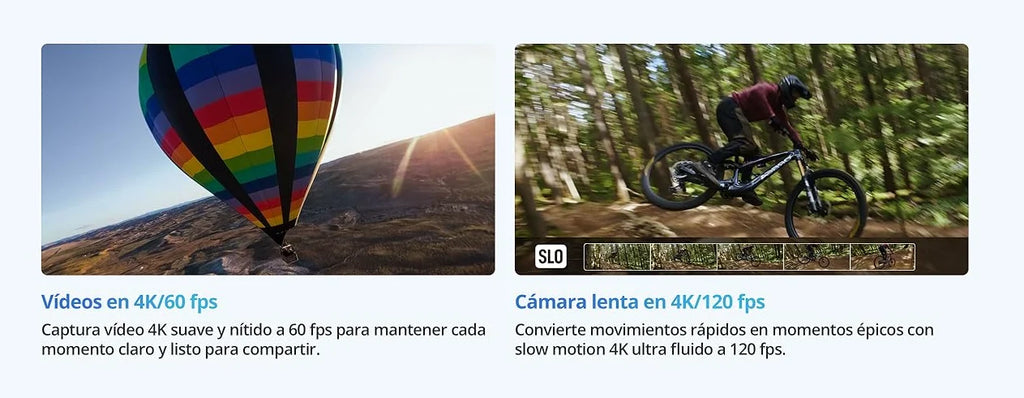 DJI OSMO NANO Leichte Sport-Action-Videokameras 1/1,3″-Sensor 143° Weitwinkel Tragbare Kamera für Radfahren, Laufen, Vlogging