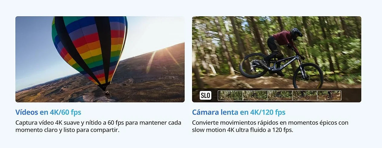 DJI OSMO NANO Leichte Sport-Action-Videokameras 1/1,3″-Sensor 143° Weitwinkel Tragbare Kamera für Radfahren, Laufen, Vlogging
