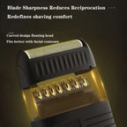 VGR Rasierer Wiederaufladbarer Rasierer Professioneller Bartschneider Elektrischer Trimmer Schwingrasierer Finishing Shaver für Herren V-375