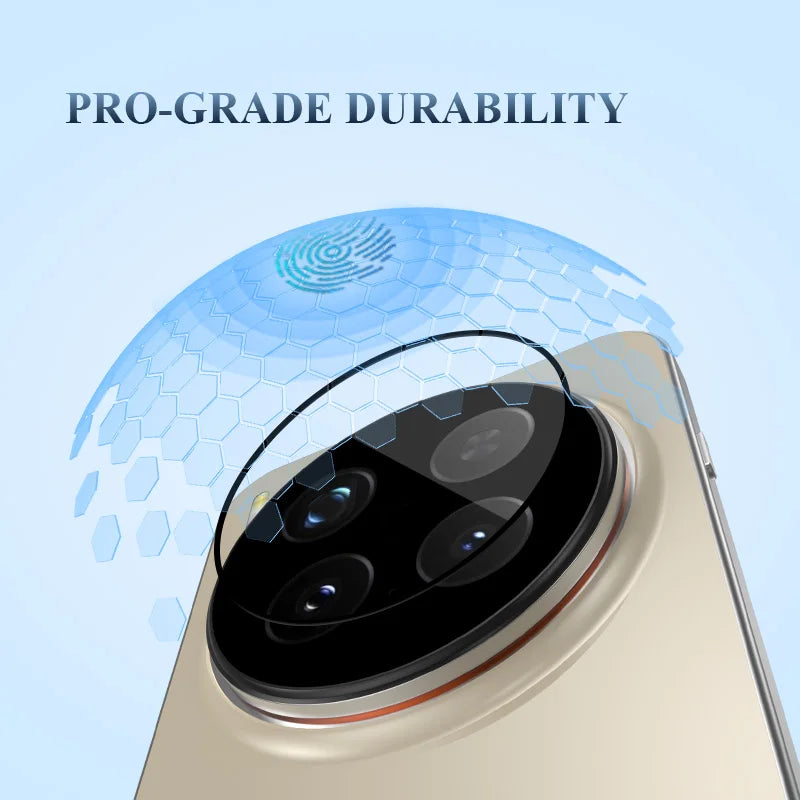 Lereach für VIVO X300 Ultra X300S Selbstpositionierender Rahmen Gehärtetes Glas Kameraobjektivschutz Anti-Kratz-Folie