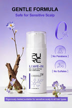 PURC Keratin Haarkur Leave-In Haarmaske Glättung Reparatur Geschädigtes Frizz Glattes Glänzendes Haar Creme Haarpflegeprodukte