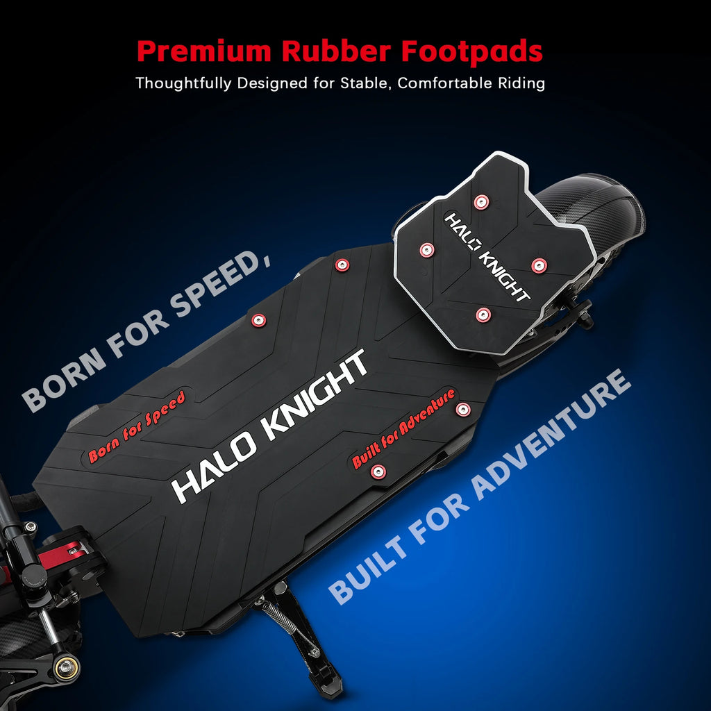 Neuer HALO KNIGHT T107Pro Smart E-Scooter für Erwachsene, großes Display, 60V 38.4Ah Akku, 3000W Dualmotor, 95KM/H Leistungsstarker Elektroroller