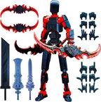 T13 Actionfigur, 3D-gedruckt, mehrgelenkig, beweglich, Titan 13 Lucky Dummy Nova Roboter-Actionfigur, Desktop-Montage, fertiges Geschenk