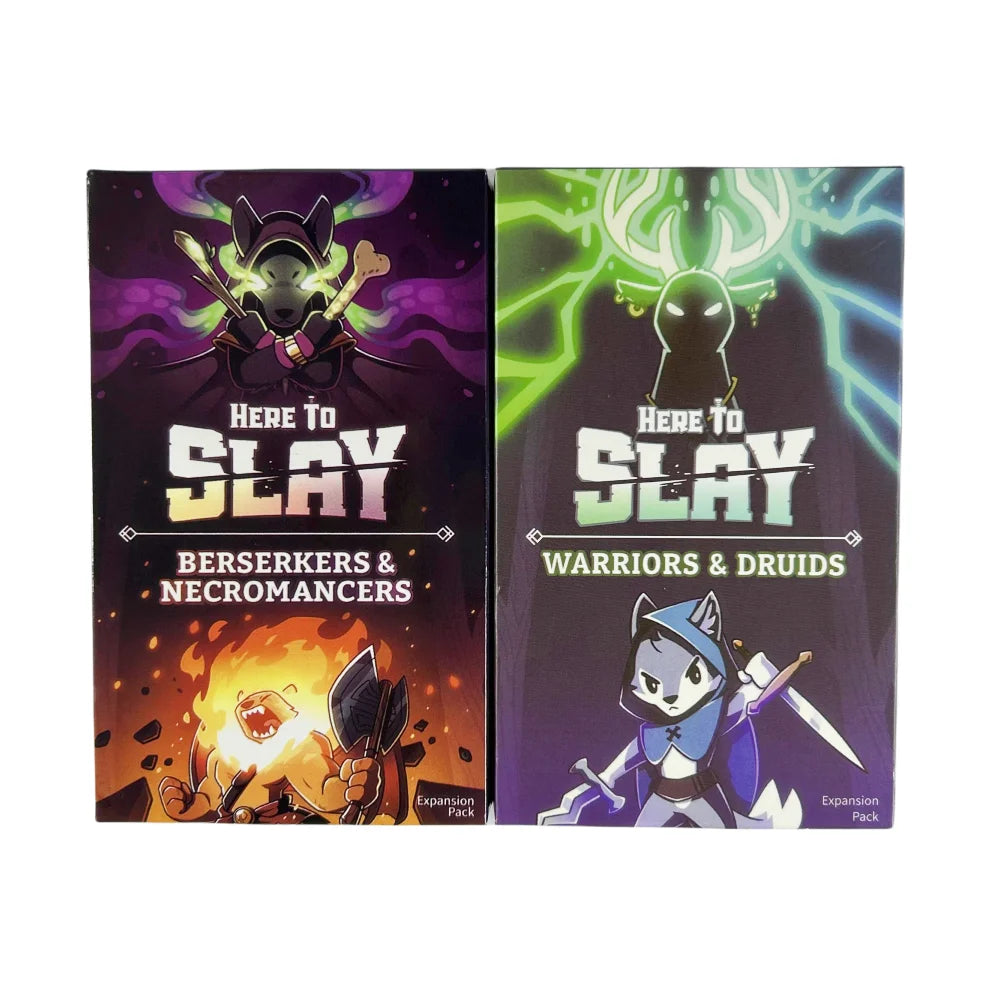 1 oder 2 Stück Neues Here to Slay Kartenspiel – Ein Strategisches Kartenspiel für Jugendliche und Erwachsene Brettspiel-Deck für Weihnachten Halloween