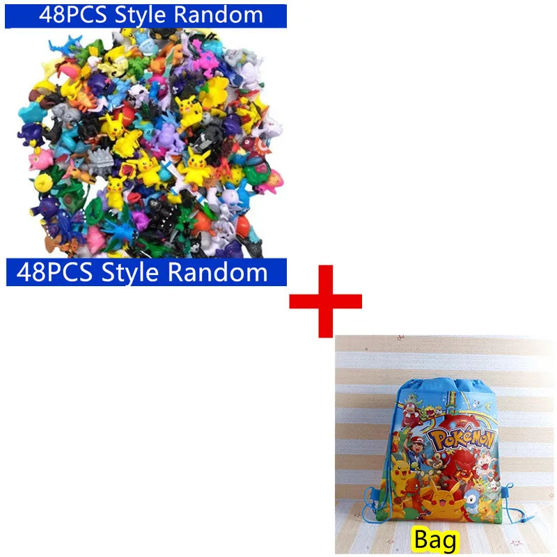 144 Anime Stil Actionfigur Modell Pokémon Figur Spielzeug Ornament Dekoration Sammlerstücke Spielzeug für Kinder Weihnachtsgeschenk