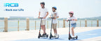 RCB R15 Elektroroller für Kinder 8-16 Jahre, 8 kg, faltbar, doppeltes Bremssystem, maximale Reichweite 16 km