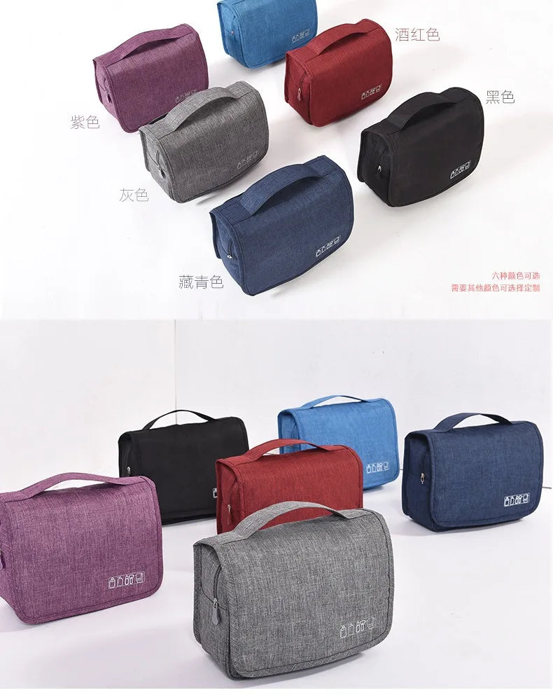Hochwertige Make-up-Taschen für Damen Reise-Kosmetiktasche Kulturbeutel Wasserdichter Organizer Neceser Hängende Badezimmer-Waschtasche