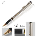 Gelschreiber, hohe Kapazität, schwarze/blaue Tinte, 0,5 mm, hervorragende Qualität, sehr gute Schreibeigenschaften, Geltintenstifte, Büro- und Schulbedarf, neutraler Stift