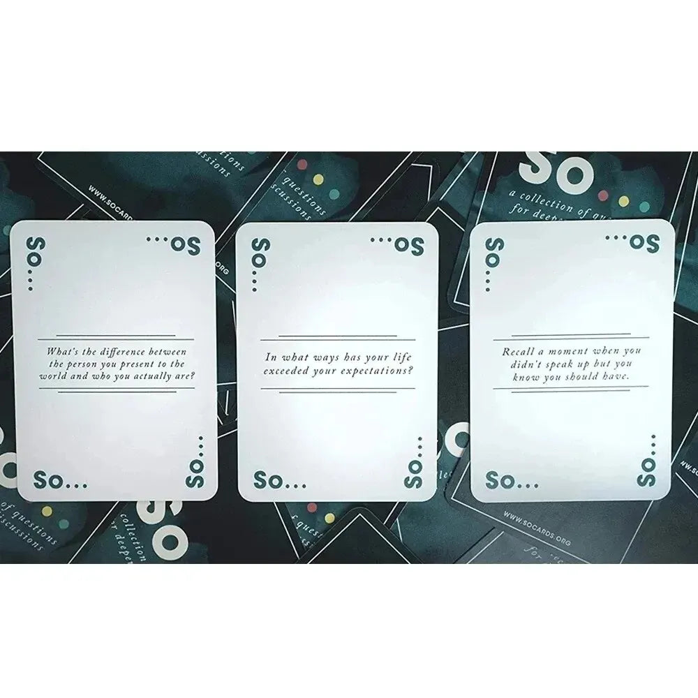 Karten-Brettspiel-Gesprächsstarter-Fragen Kartenspiel für Erwachsene & Familien Paar Schlafzimmer Aufregendes Deck für Partyspiele