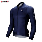 DAREVIE Radtrikot Kleine Größe SPF 50+ Trainingsniveau Herren Damen Langarm Radtrikot Atmungsaktives Herren Radtrikot