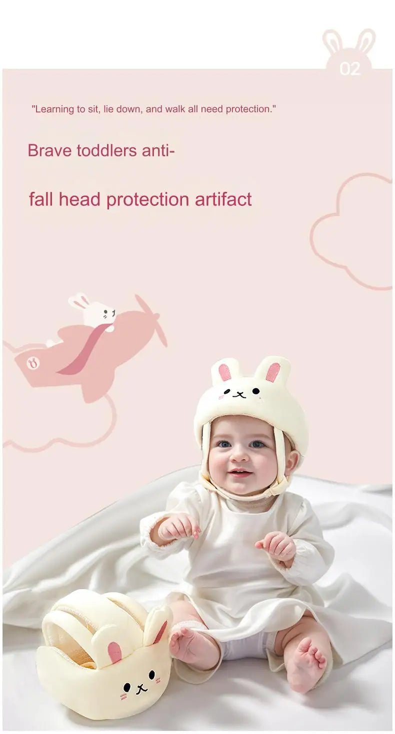 Kinder Babyhelm zum Krabbeln Gehen Baby Kopfschutz Weiches Kissen Säuglingssicherheitshelm zum Laufenlernen