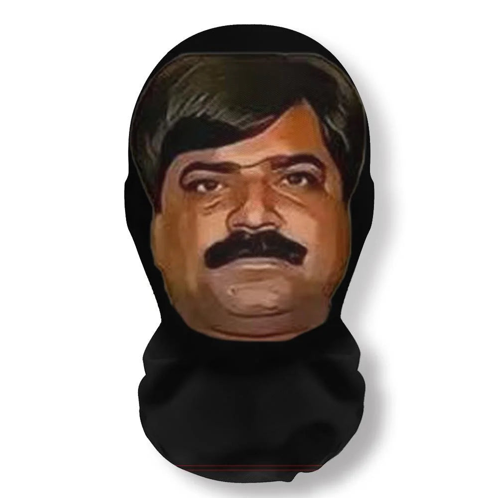 Lustiger indischer Gesichtsausdruck Parodie Abstrakt Humorvolle Maske Neuheit Live-Streaming Outdoor-Requisite Cosplay Kostümzubehör