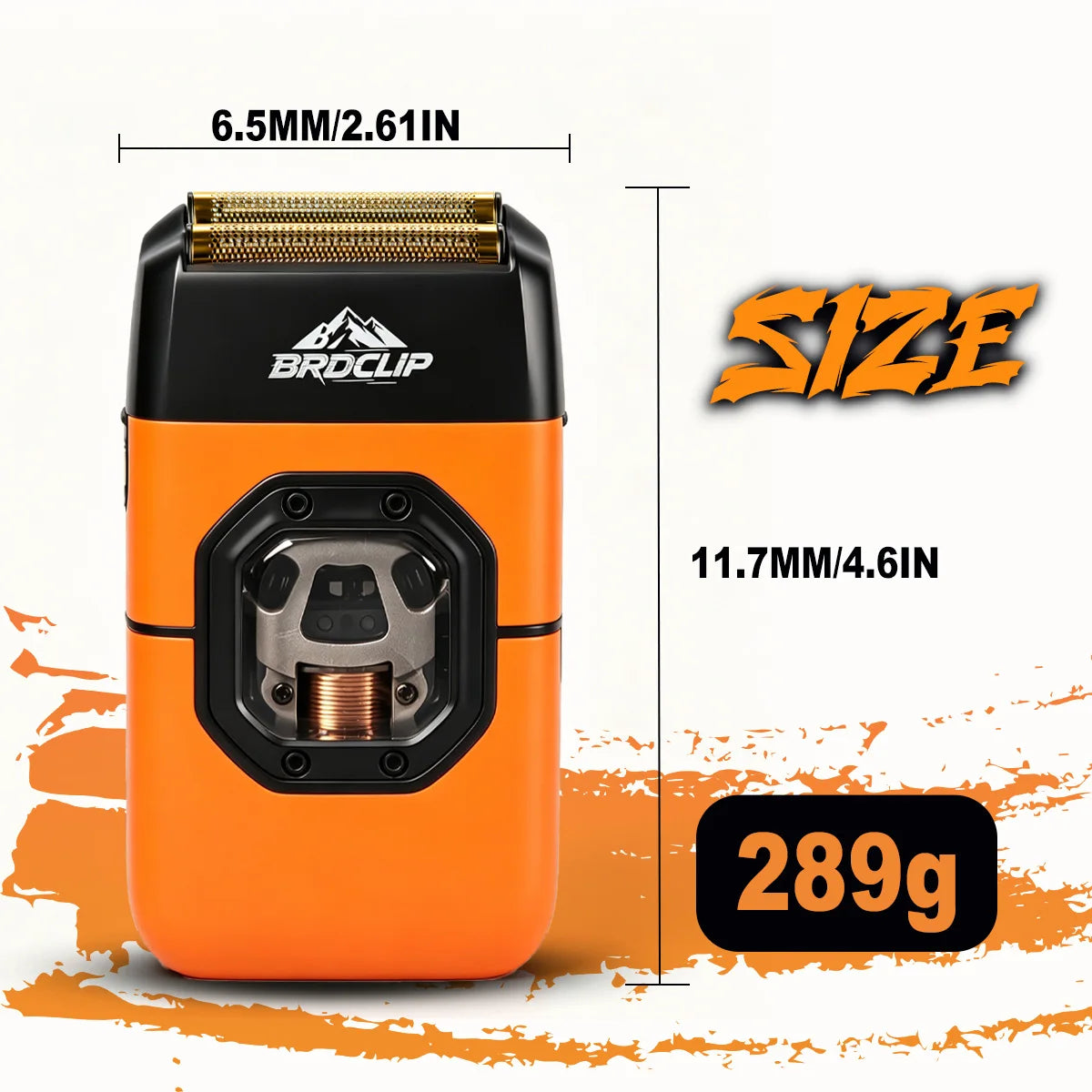 Neuer professioneller BRDCLIP Salon Friseur-Set Vektormotor Haarschneidemaschine 7800-13000 U/min Trimmer 8000-13000 U/min Metallgehäuse 2603 Rasierer