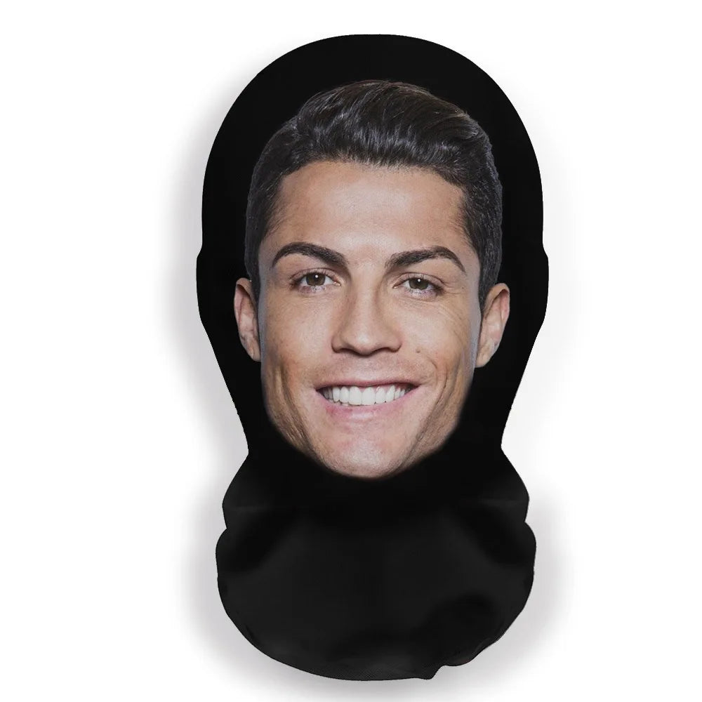Cosplay 3D-gedruckte Kanye-Maske Stretch Mesh Vollgesichtsmaske Männer Frauen Rollenspiel Kopfbedeckung Halloween Maskerade Sturmhaube Kopfbedeckung