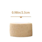 10 Rollen Medizinischer Klebeverband Elastisches Atmungsaktives Sport-Selbstklebeband Beige Wickelband für Finger Handgelenk Knöchel Erste Hilfe