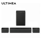 ULTIMEA 5.1 Virtuelle Surround-Soundbar, 3D Surround Sound System, Soundbar für TV mit Subwoofer und Rücklautsprechern, Poseidon D50