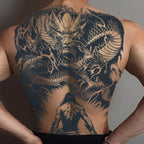 Magic Juice Tinte Wasserdichte Tattoo Aufkleber Große Größe Kräutersaft Temporäre Tattoos Männer Body Art Drache Tiger