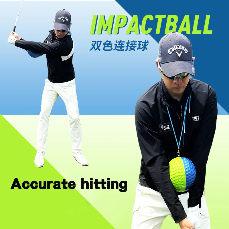 Golf Dual-Color Assist-Gerät Schwungmechanik, Armhaltung beibehalten, Chicken-Wing-Haltung verbessern, Dreieckstraining