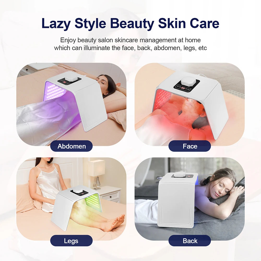 7 Colors LED Photon Machine SPA Facial Spray Device Skin Rejuvenation Light Facial Lifting Whitening Body Beauty Machines