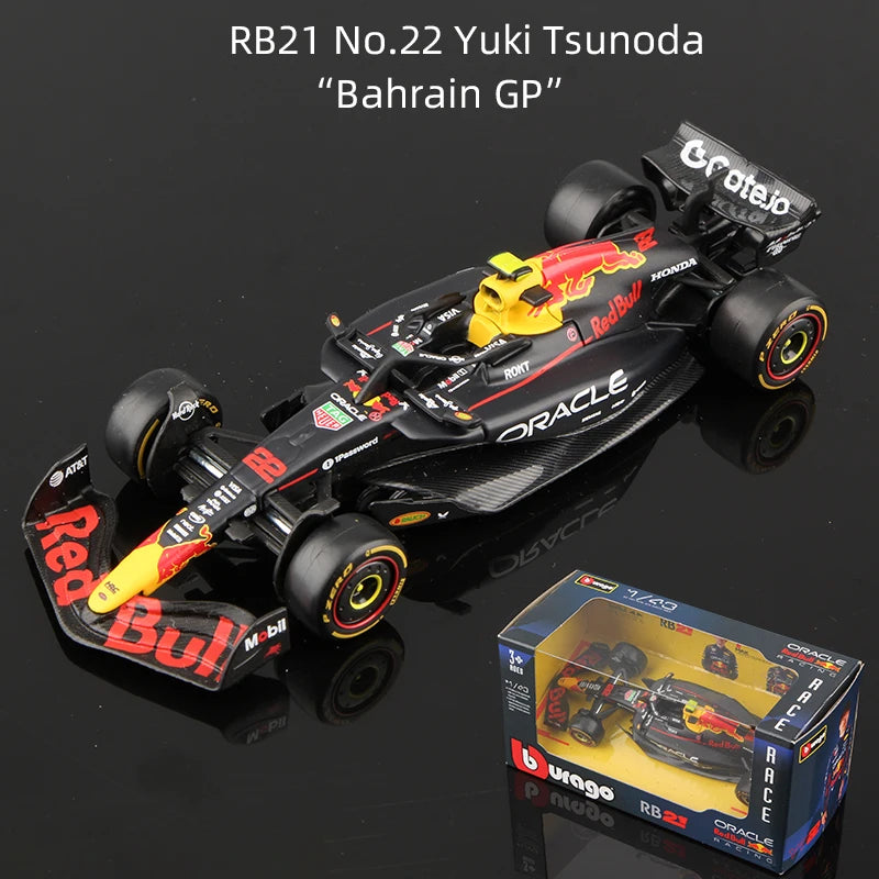 Bburago 1:43 2025 F1 Legierungsauto Modell Formel Racing Die Cast Spielzeug SF25 RB21 W16 MCL39 Red Bull Mercedes Ferrari McLaren