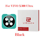 Lereach für VIVO X300 Ultra X300S Selbstpositionierender Rahmen Gehärtetes Glas Kameraobjektivschutz Anti-Kratz-Folie