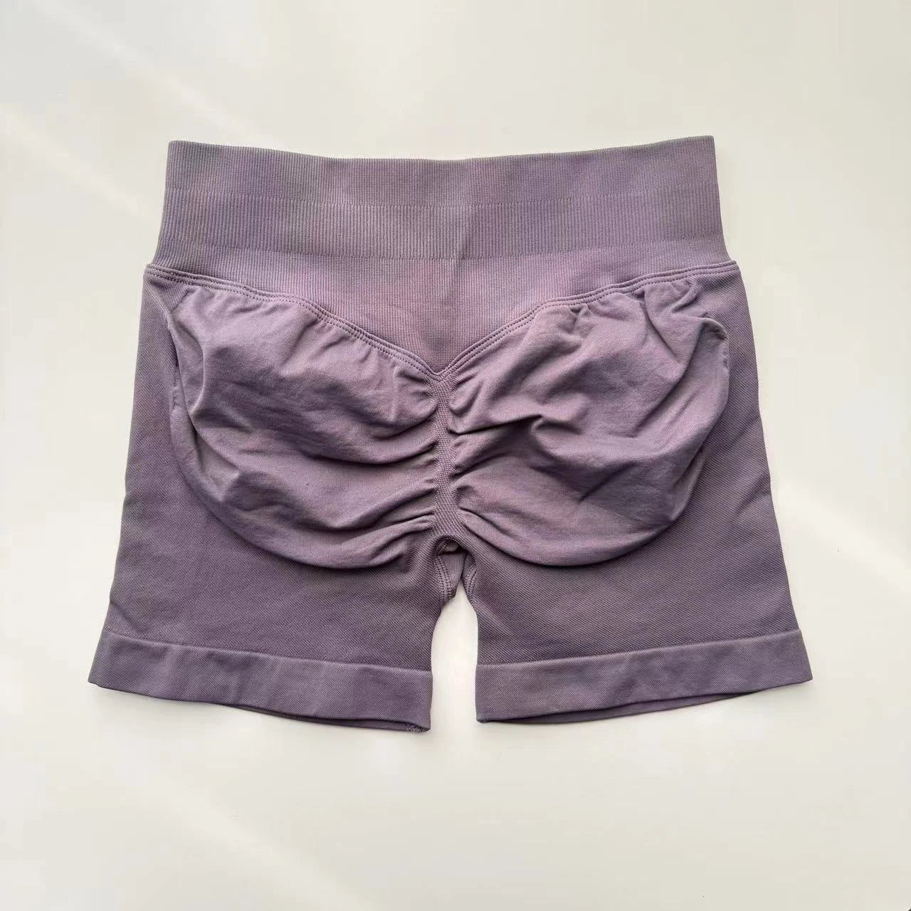 Impact Shorts 4.5" Nahtlos, hochelastisch, niedrig gerippter Bund, dezenter Po-Kontur-Shorts, Fitness Workout Yoga Gym Shorts