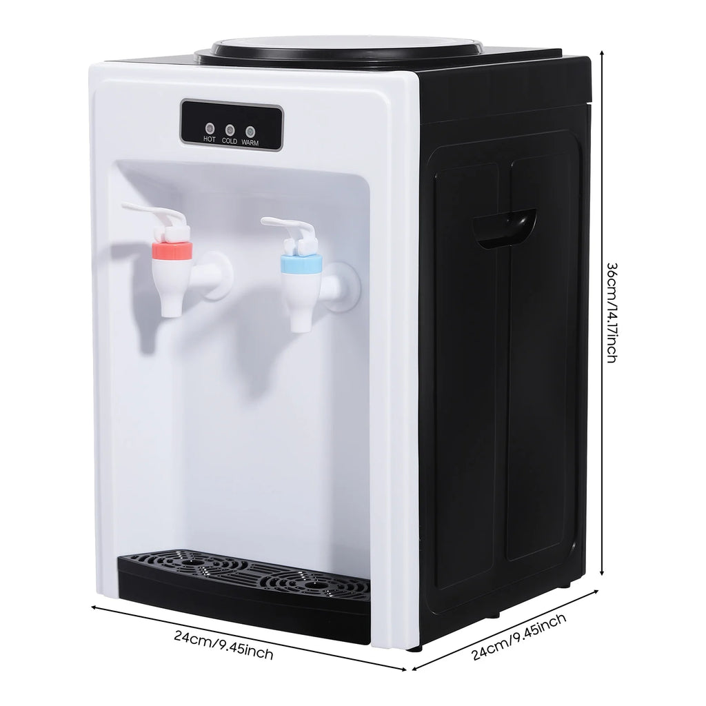Elektrischer Tischwasserspender, Trinkbrunnen, Büro-Kühler für zu Hause, Heiß-/Kaltgetränkemaschine für 4,5-18,9L-Flaschen
