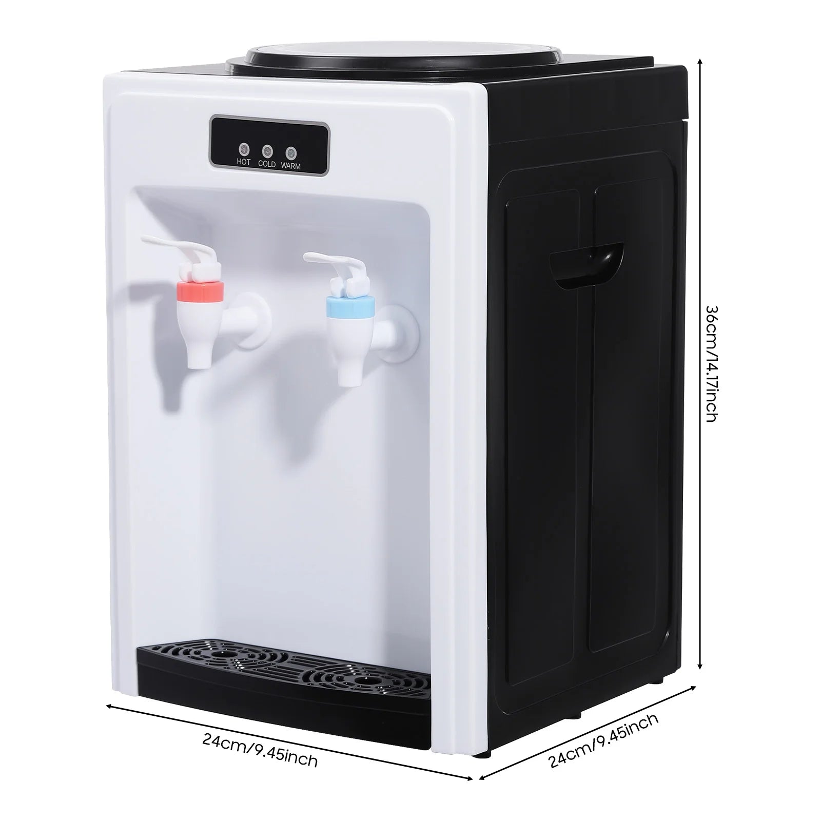 Elektrischer Tischwasserspender, Trinkbrunnen, Büro-Kühler für zu Hause, Heiß-/Kaltgetränkemaschine für 4,5-18,9L-Flaschen