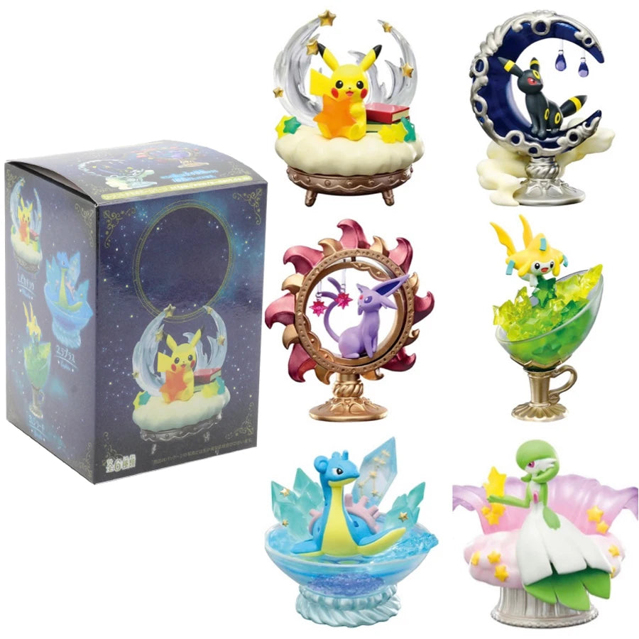 Pokémon Sternenhimmel Pikachu Überraschungsbox Evoli Blindbox Anime Figuren Relaxo Überraschungsgeschenk Sammlungen Spielzeug