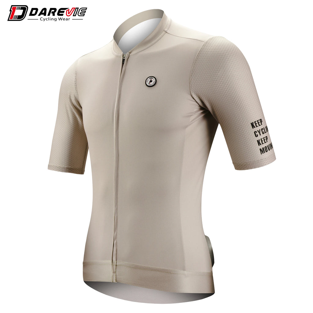 DAREVIE Radtrikot Kleine Größe SPF 50+ Trainingsniveau Herren Damen Langarm Radtrikot Atmungsaktives Herren Radtrikot