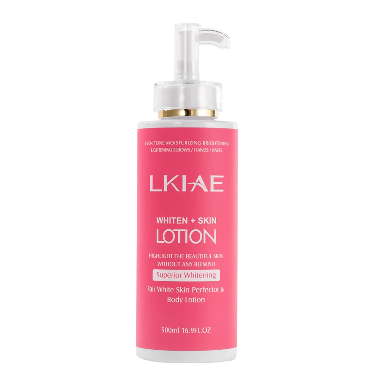 AILKE Superior Aufhellende Körperlotion, feuchtigkeitsspendend, glatte Haut, reduziert dunkle Flecken, mit Rosenöl, Niacinamid, 500ml