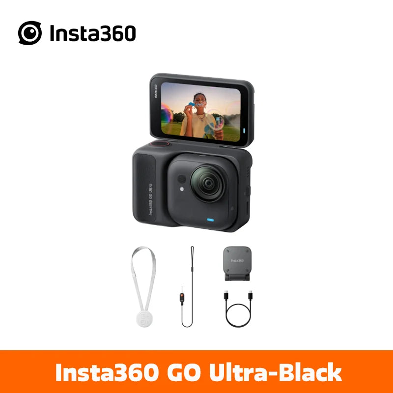 Insta360 GO Ultra Action-Kamera POV freihändig 4K 60fps Ultra-HD FlowState-Stabilisierung Insta 360 GO Ultra