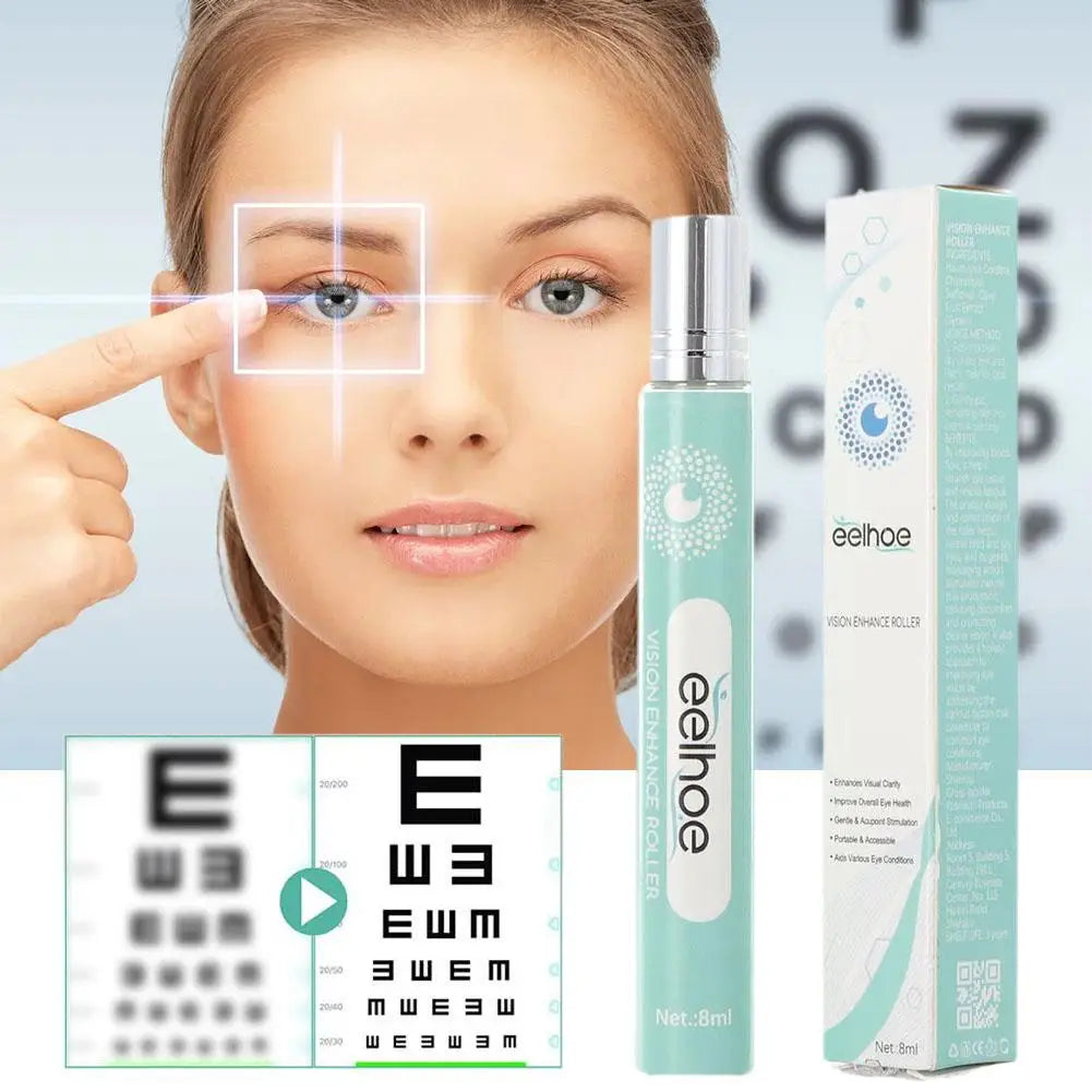 1-10 Stück High-End 8ml Schnelle Wiederherstellung der Sehkraft Roller Fördert klarere Sicht Milde Entspannungs-Massage Ermüdungserscheinungen Augenpflege