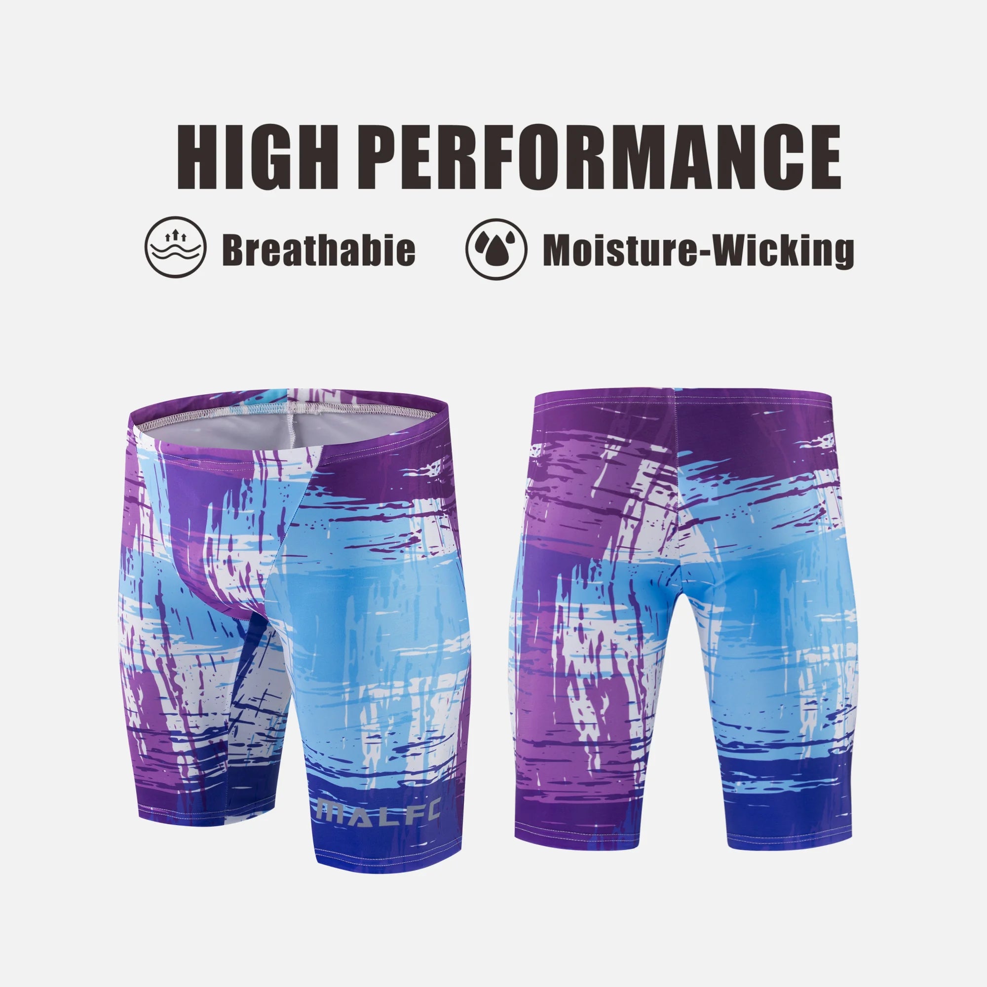 MALFC Sommer Herren Badehose Trainings-Badehose Schnelltrocknend Strand Badehose Schwimmbekleidung Sport-Tights Surf-Shorts Hauptbild
