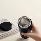 MIJIA Tragbare elektrische Heißwasserflasche 2: 350 ml, 6 Temperaturstufen, 12 Stunden Warmhaltefunktion, Edelstahl 316L, reisefreundlich