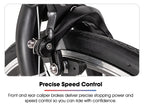 Hiland 700c Rennrad, 14 Gänge, leichter Aluminiumrahmen, Rennrad, City-Commuter-Rennrad für Damen und Herren
