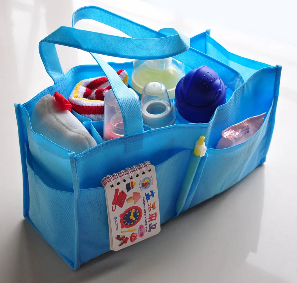Tragbare Wickeltasche Flaschenaufbewahrung Multifunktionale separate Tasche Windel Umhängetasche Babytasche Windel-Organizer