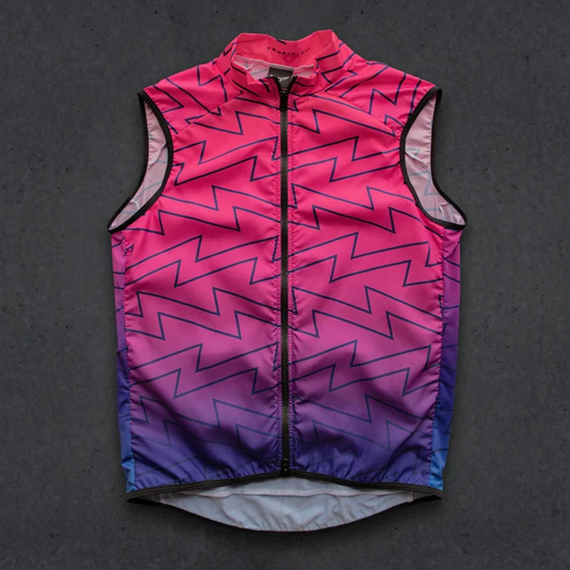 Twin Six Fahrradweste Herren Ärmellos Winddicht Wasserdicht Bekleidung Ropa Ciclismo Top Rennrad Uniform Leichtgewicht Fahrrad Trikot