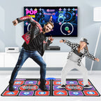 HDMI-Doppeltanzmatte Yoga Fitness-Tanzspiele mit MV/3D/Cartoon-Tanzmodus, selbstaktualisierende, rutschfeste kabellose Doppeltanzmatte