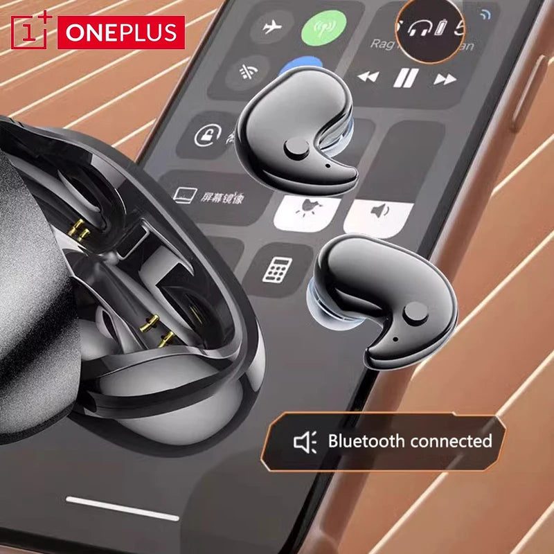 Oneplus Schlaf-Kopfhörer Kabellose Bluetooth-Ohrhörer Semi-In-Ear Mini Hochwertiger Klang Lange Akkulaufzeit Büro Reisen