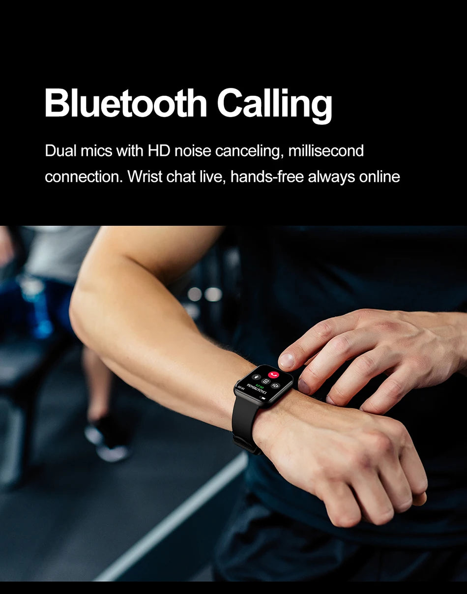2025 Neue Sport Smartwatch Herren Full Touchscreen Herzfrequenz Bluetooth Anruf 1,9 Zoll KI-Sprache IP68 Wasserdichte Smartwatch Damen